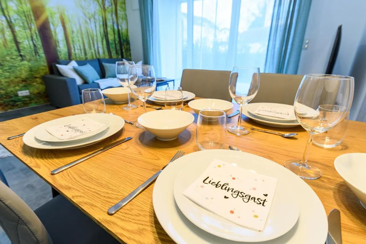 アパート Orangehome: Waldlichtung - Zentral Zwischen Therme Und Stadtmitte バート・アイブリング